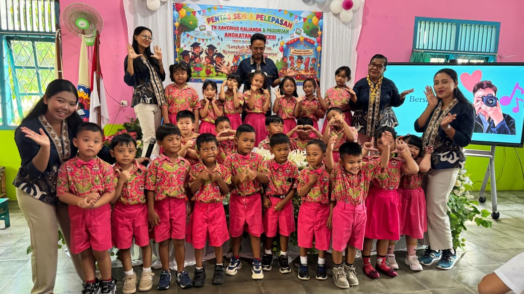 PENTAS SENI DAN PELEPASAN PESERTA DIDIK TK B TK XAVERIUS KALIANDA–PASURUAN TAHUN AJARAN 2025/2026